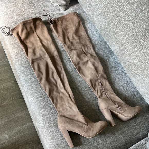 Thigh High Boots (worn once) - Picture 1 of 4